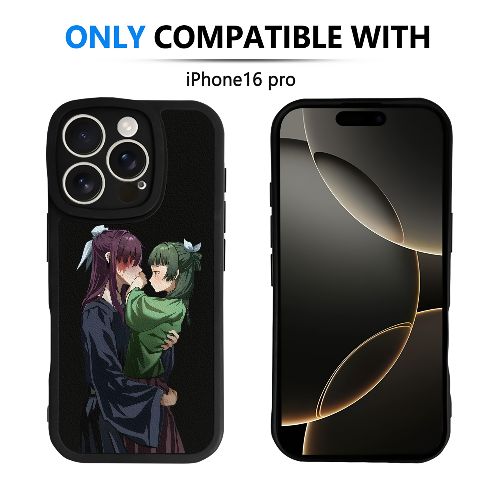 薬屋のひとりごと The Apothecary Diaries 【iPhone 16シリーズ対応】シリコンスマホケース（レザー調） 材質：シリコン